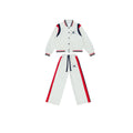 Girls' fall outfit set : stylish korean-inspired casual two-piece set for mid-to-large children - cardigan and sportswear