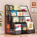 Mobile bookshelf kids picture book storage under-desk organizer floor-standing universal wheel home simple student bookcase