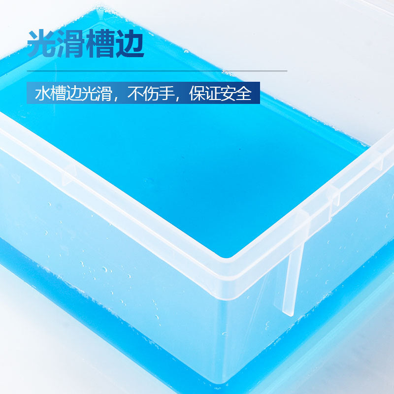 Plastic sink Round sink Square thickened plastic round sink Laboratory drainage and gas collection method experimental equipment