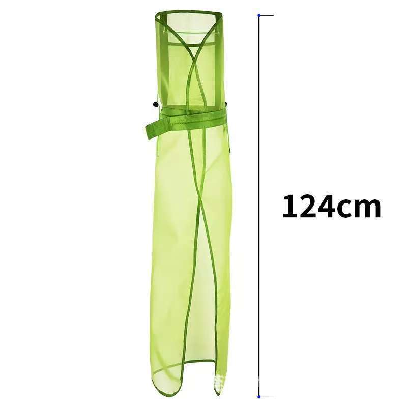 Breathable mowing apron, logging protective apron, splash-proof and oil-resistant, adjustable length, unisex, double-layer fabric skirt