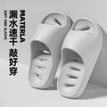 Non-slip bath slippers for men and women, home indoor, water leakage, quick-drying, hollow for home, eva bathroom sandals