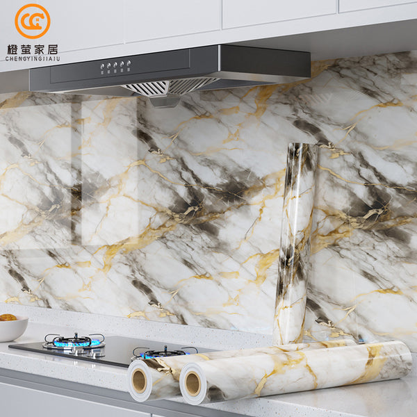 Imitation tile wall sticker self-adhesive aluminum-plastic panel hard decoration sticker wallpaper toilet waterproof bathroom sticker wallboard decorative sticker