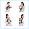 Manufacturer baby carrier baby waist stool lightweight pure cotton front-holding dual-purpose stool easy to carry baby handy gadget when going out