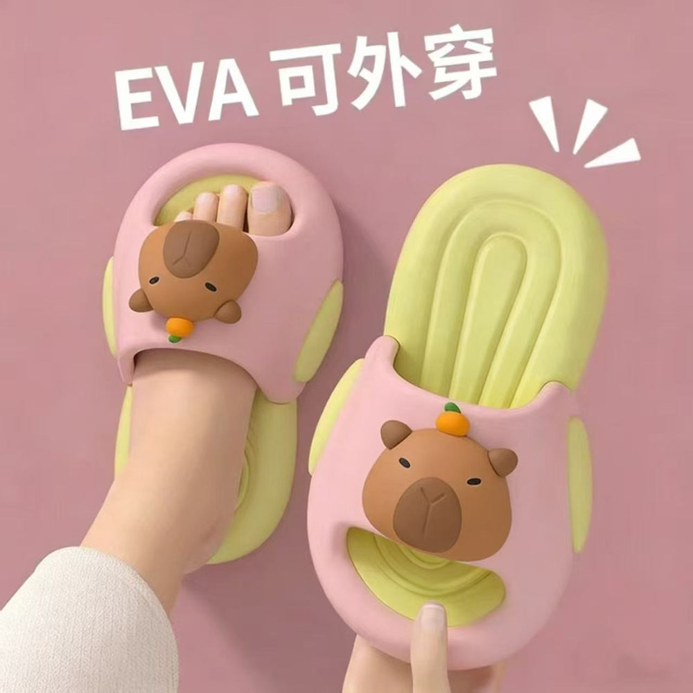 Eva unicorn kids' slippers - princess style, non-slip, breathable, odor-resistant, soft sole, baby outdoor sandals for girls