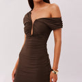 European and american women's clothing  spring/summer new fashion casual sleeveless cutout bodycon mini dress - wholesale for export
