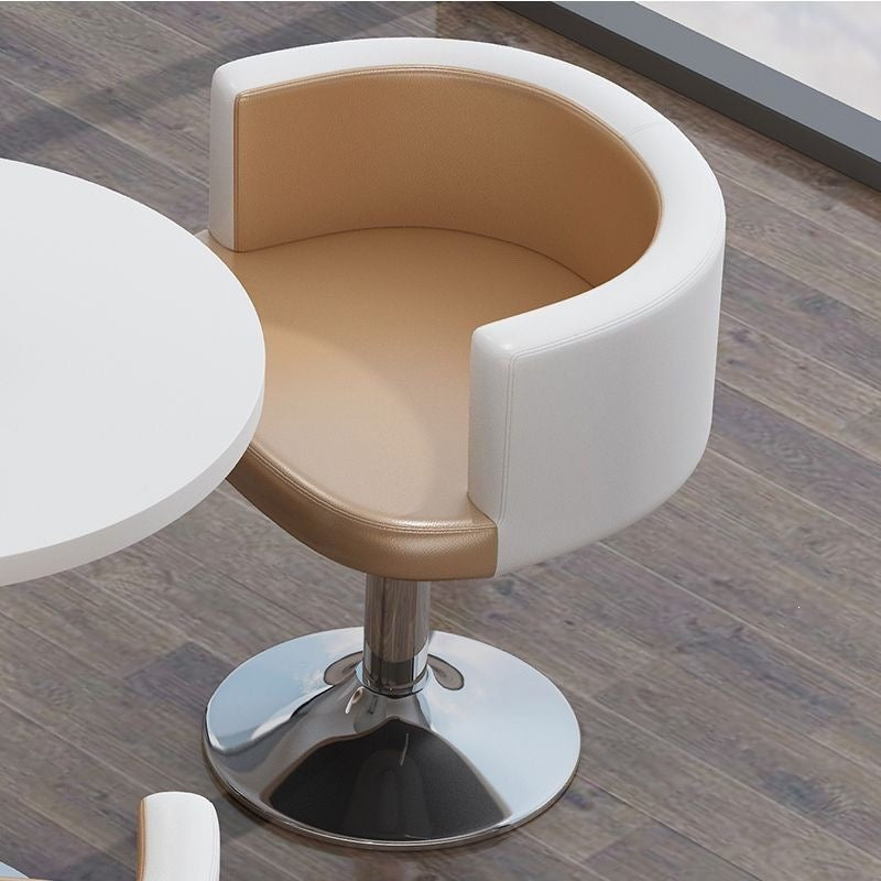 Lift and rotate casual sofa chair modern casual color matching negotiation chair for home bar reception computer chair