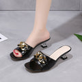 Fairy style stiletto slippers for women outwear2026new arrivalfashion high heels flip-flops open toe mid-heeled sandals wholesale