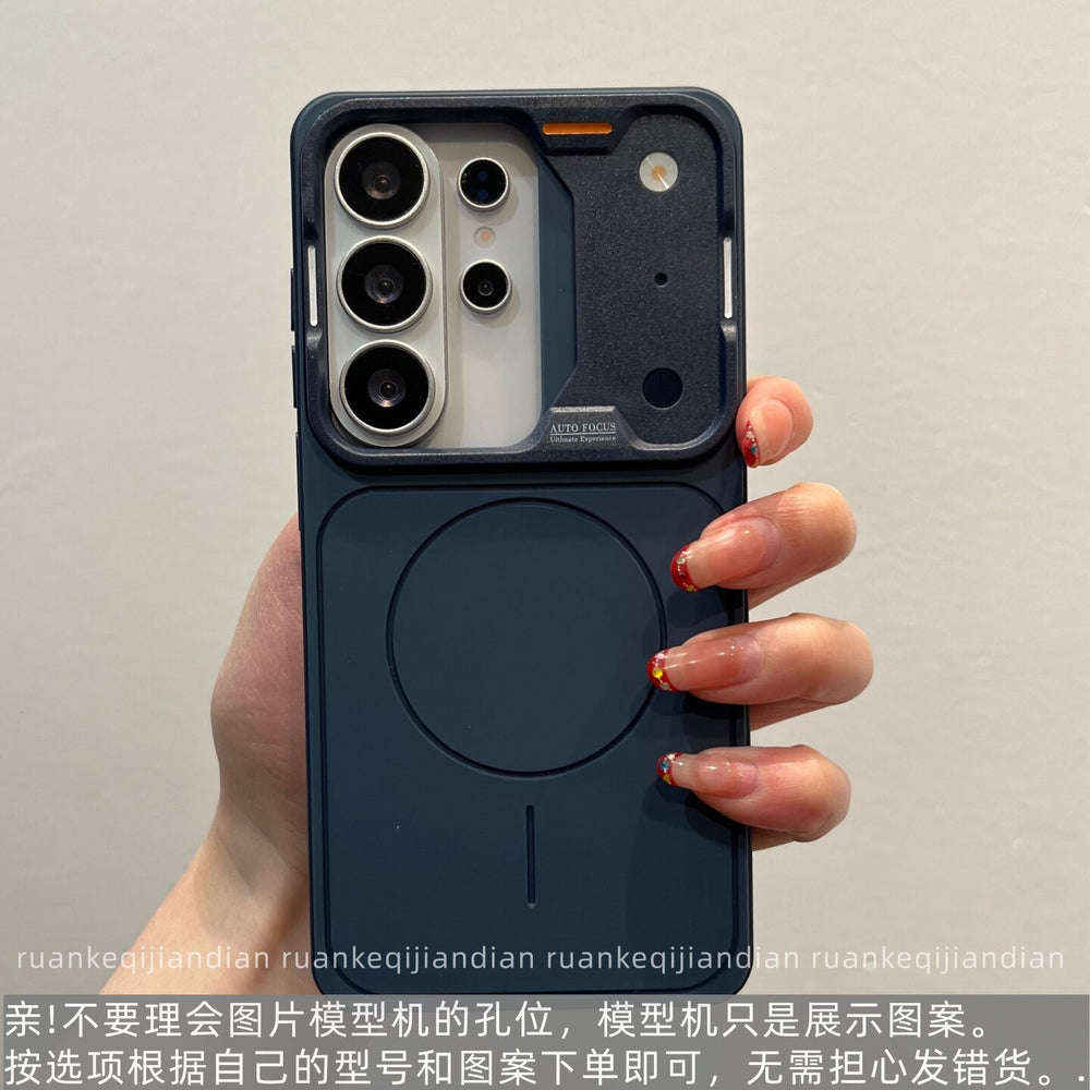 Suitable for samsung s26ultra frosted magnetic phone case that instantly transforms into 17 high-end s25 skin-feel anti-fall protective case