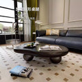 A new arrival round cloud coffee table for home small apartment frenchaccessible luxury side table modern casual popular table
