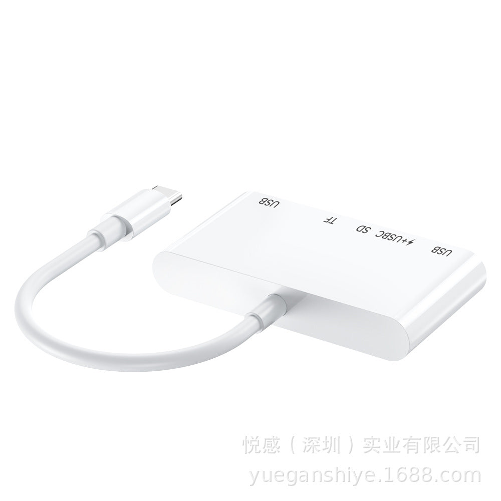 type-c otg multi-function adapter: phone adapter, pd fast charging converter, and card reader all-in-one
