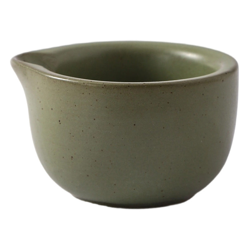 Retro kiln turned stylish small milk pot restaurant hotel ceramic small flavor dish hot pot dipping dish seasoning sauce small milk pot