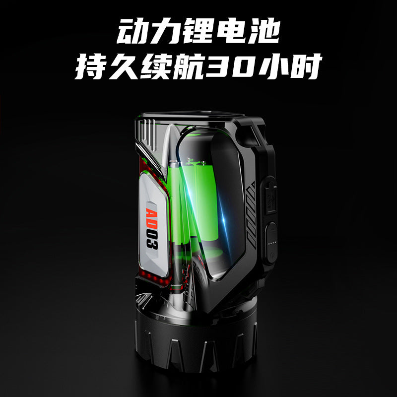 Walson DA03 strong light charging super bright outdoor long-range emergency lighting solar patrol portable probe