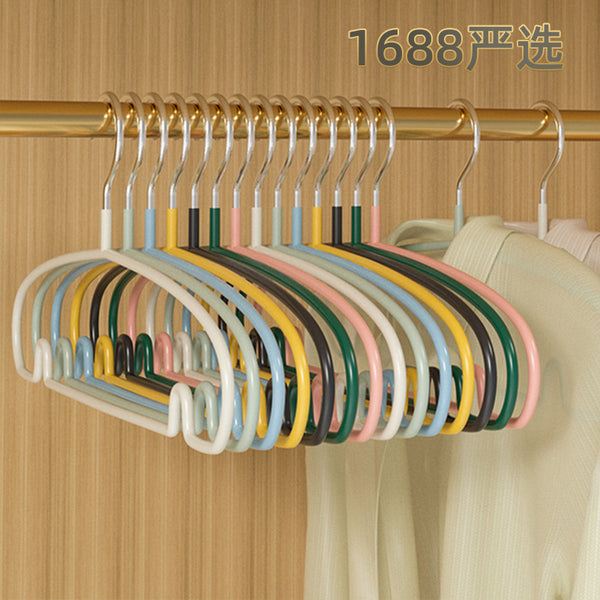 Traceless hangers, household hangers, soaked plastic non-slip hangers, bold clothes hangers, drying hangers, cool hangers, wholesale