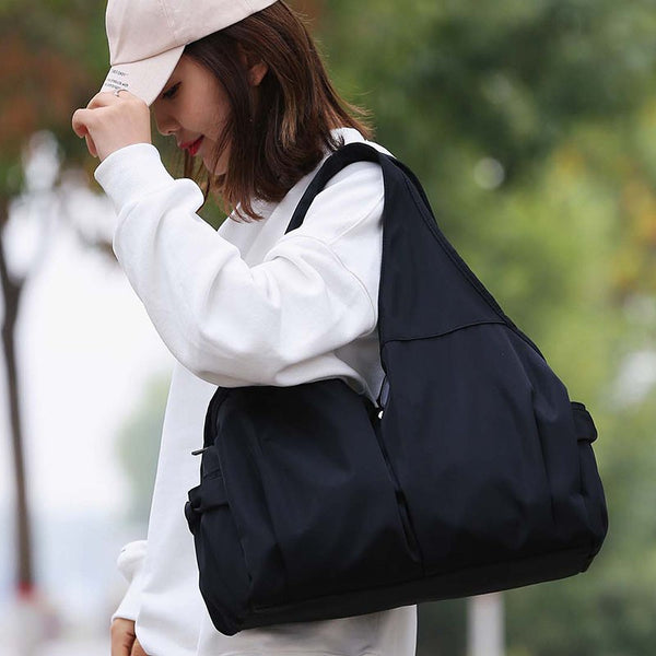 Multi-compartment mother bag, light storage shoulder bag, large-capacity travel bag, wet and dry separation sports handbag