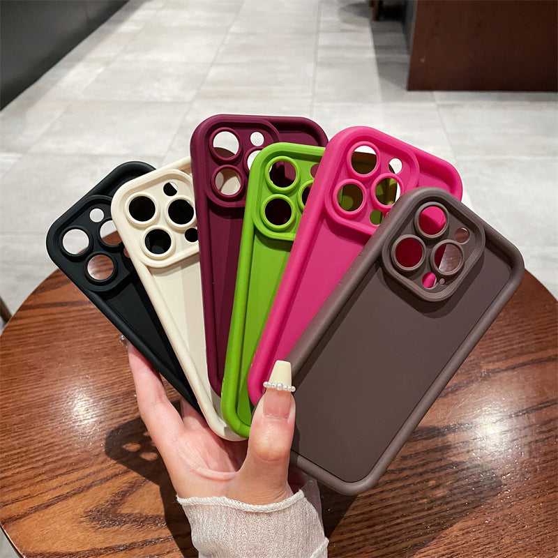 Gaozhu is suitable for apple 16 mobile phone case iphone13 sky eye ladder tpu protective cover 12/11 frosted 14prom
