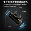 2026 new wireless bluetooth speaker with rgb lighting, deep bass, high power, outdoor portable fabric waterproof sound system