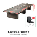 5.6* 1.5m conference table + 18 chairs [factory direct delivery]