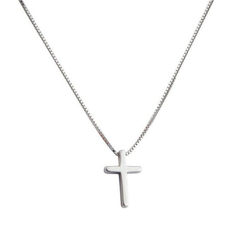 Cross necklace for women casualniche stylesense of designk-style geometric clavicle chain 2024 new winter chain