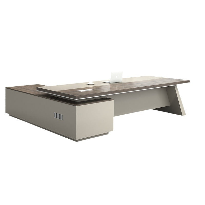 Boss table simple modern president desk manager work table and chair combination supervisor table atmosphere large class table manufacturer