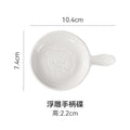 Embossed snack plate-bear