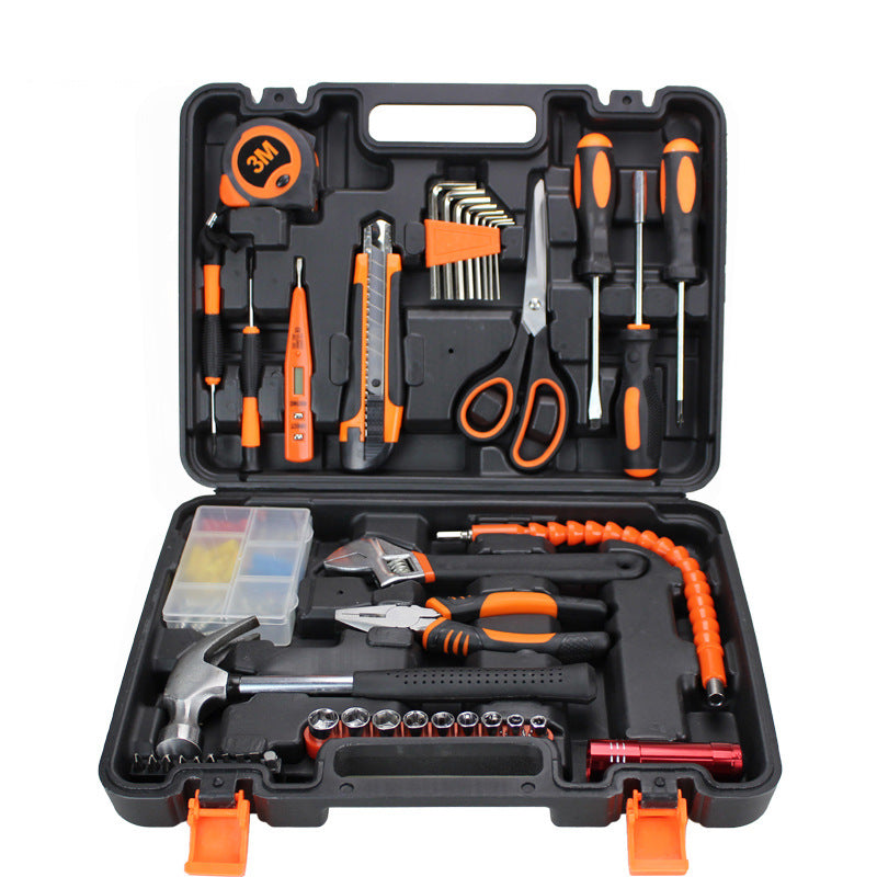 L size large comprehensive toolbox portable household hardware toolbox car tool set 40 series