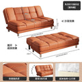 Cat scratch leather fabric sofa dual-purpose sofa small apartment living room casual apartment double foldable sofa bed