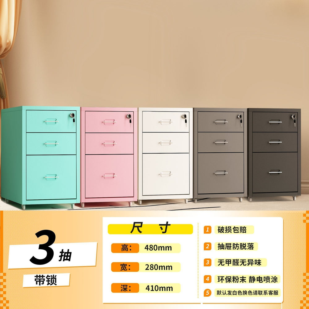 For home under the table file cabinet drawer cabinet storage cabinet iron storage cabinet slit storage cabinet iron file drawer cabinet