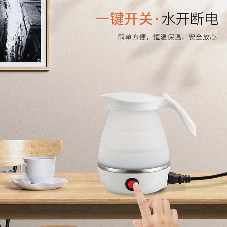 Portable foldable water kettle for home water kettle travel out silicone electric water kettle mini small cross-border american standard