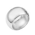 Wholesale glossy open bangle, european and american cross-border alloy jewelry, women's minimalist wide round bracelet, statement jewelry