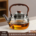 Glass teapot, tea water separation kettle, teapot, flower teapot, stove tea maker, tea set suit, heat-resistant glass