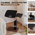 Saddle leather adjustable side table for home bedside table medieval style living room coffee table small table movable bedside computer table