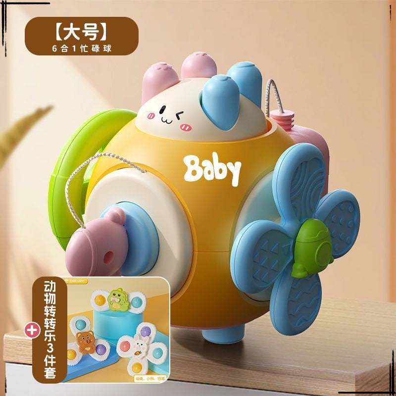 Baby busy ball hand catching ball 1-2 years old 3 baby busy board house hexahedron Montessori early education educational children's toys