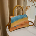 Crossbody popular bag women's fashionstylish shoulder dinner bag tie-dye 2024new arrivaltrendypatchwork colorful satchel bag