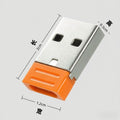 Type-c female to usb 2.0 adapter, otg converter for mobile phones, data transfer, keyboard, mouse, receiver plug