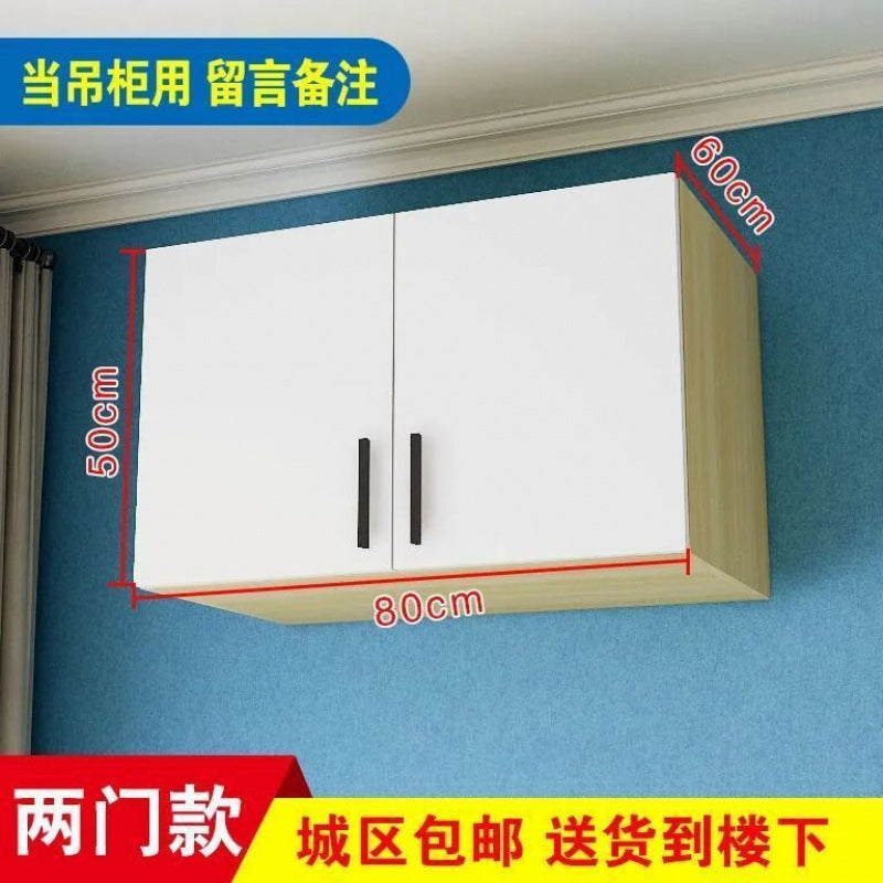 Solid wood large wardrobe heightened hanging cabinet top cabinet top box cabinet can be determined solid wood storage box locker wall wall cabinet bedroom cabinet
