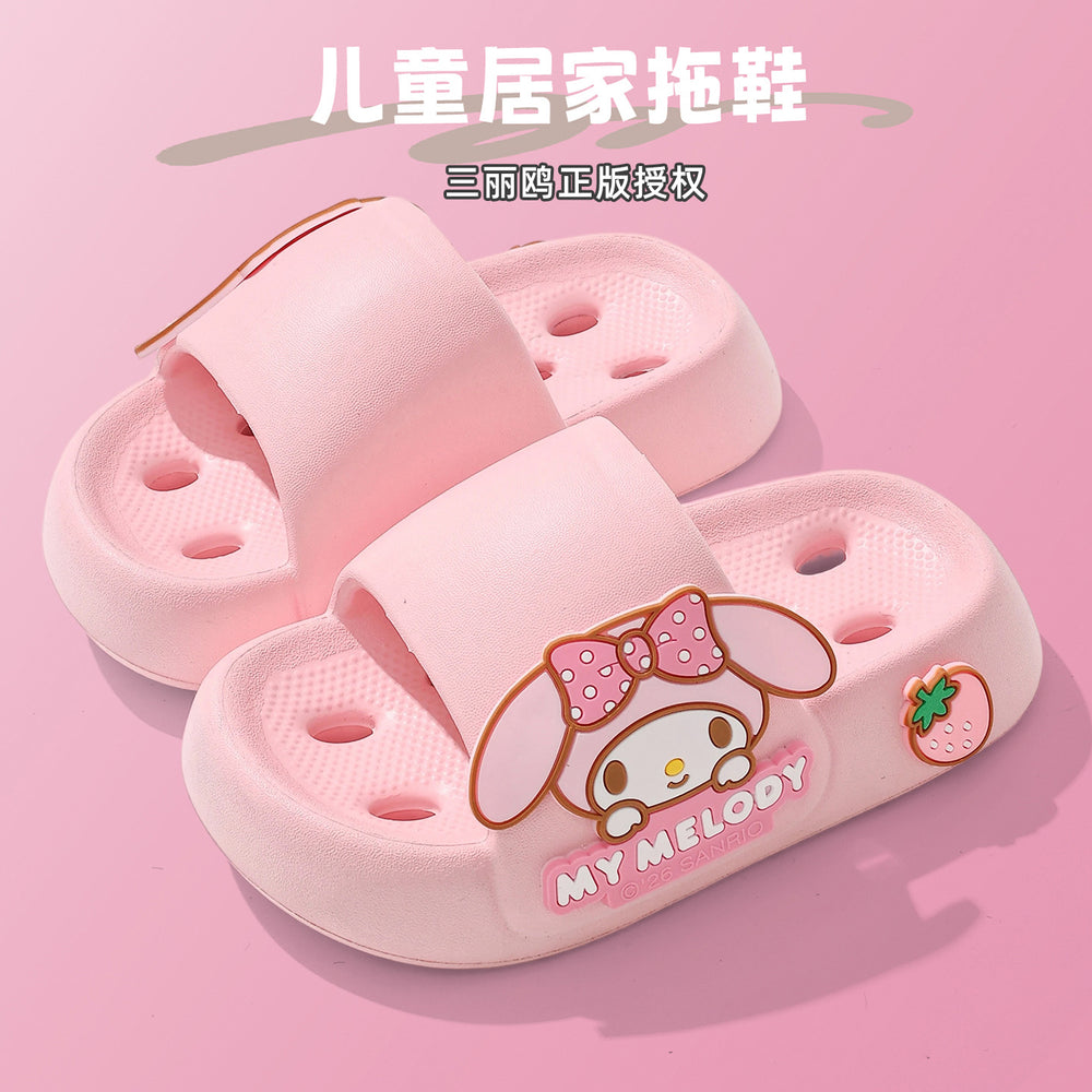 Baby slippers girl clogs summer toddler indoor bath kids sandals and slippers fashionable outwear beach non-slip