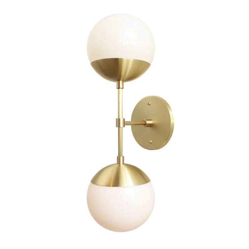 Artistic bedside wall lamp staircase balcony led wall sconce bedroom bedside light double head living room aisle room wall light
