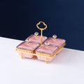 Luxury ceramic divided fruit platter - restaurant & hotel creative dried fruit & snack plate set - wholesale