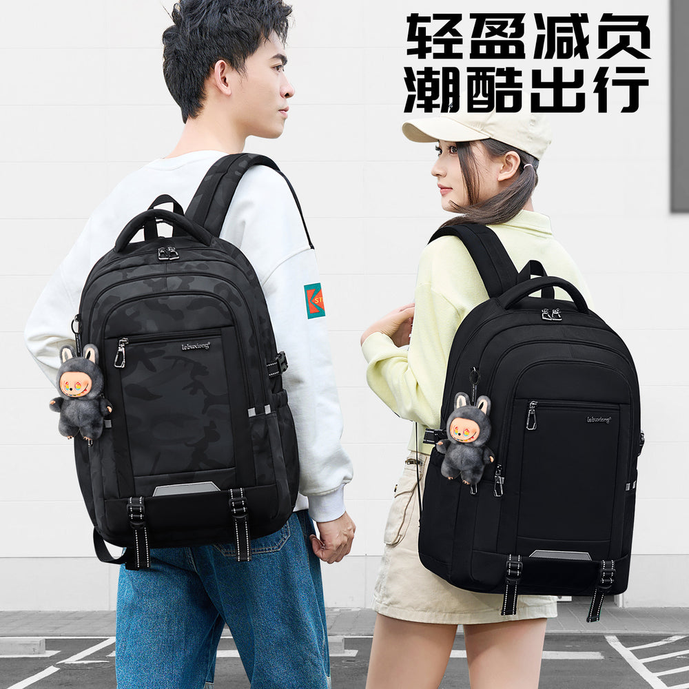Schoolbag for boys junior high school students 2026 new arrival large capacity middle school students high school students burden reduction spine protection backpack men's style