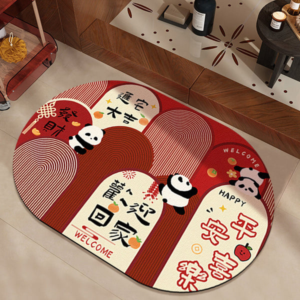 Toilet floor mat Soft diatom mud mat Can be cut Toilet non-slip mat Bathroom absorbent mat Household bathroom floor mat