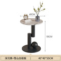 Creative accessible luxury round slate coffee table table balcony office sofa living room small apartment small table side table bedside