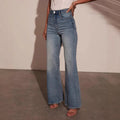 Exportfashionjeans women's new hot-selling cross-border elegantwork clothingloose pants washed stretch fashionjeans
