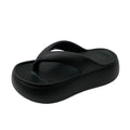 6cm thick-soled flip-flops women's summer outwear soft bottom heightening indoor non-slip beach slippers flip-flops sandals