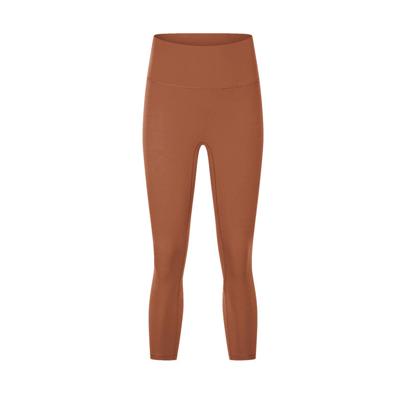 Spring/summer new arrivals: seamless, barely-there yoga capris - high-waisted, butt-lifting, slimming workout leggings for women (dl065)