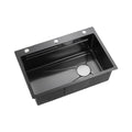 Kitchen sink large single slot honeycomb embossed 4mm thickened 304 countertop middle and lower stainless steel dishwashing sink vegetable basin