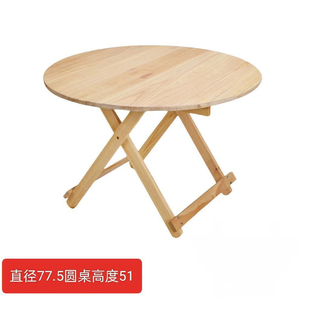 Solid wood folding table - portable dining table - perfect for rentals, simple folding table, square folding table, night market stall table, outdoor folding table