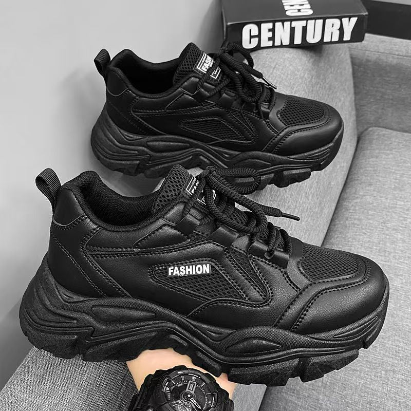 Men's shoes 2025 new arrivals: unique platform sneakers, breathable mesh, trendy casual athletic shoes, white sneakers, dad shoes for men