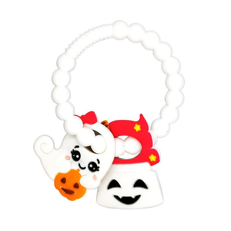 Food Grade Silicone Bite Le Toothpaste Lollipop Cactus Hand Grip Ring Toothpaste Infant Toothpaste Grinding Stick