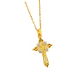 [titanium steel] cross-border fashion best-selling cross necklace for women, accessible luxury, stylish, high-end, versatile clavicle chain accessories