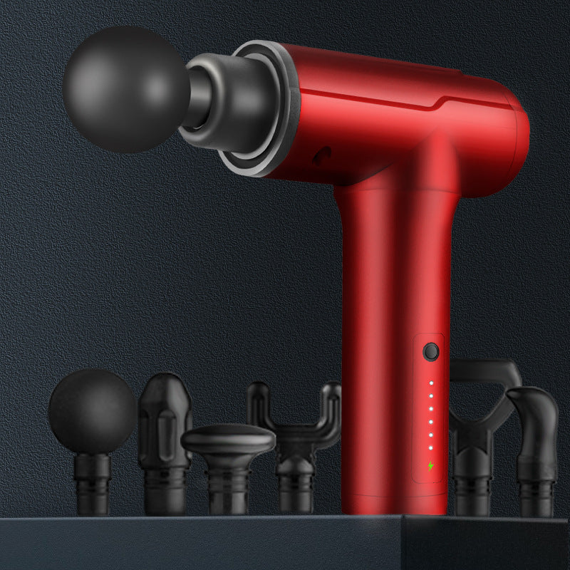 Fascia gun massager lcd screen handheld massage gun muscle relaxation massager impact fascia gun cross-border wholesale